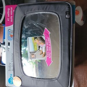 Extra wide baby auto mirror